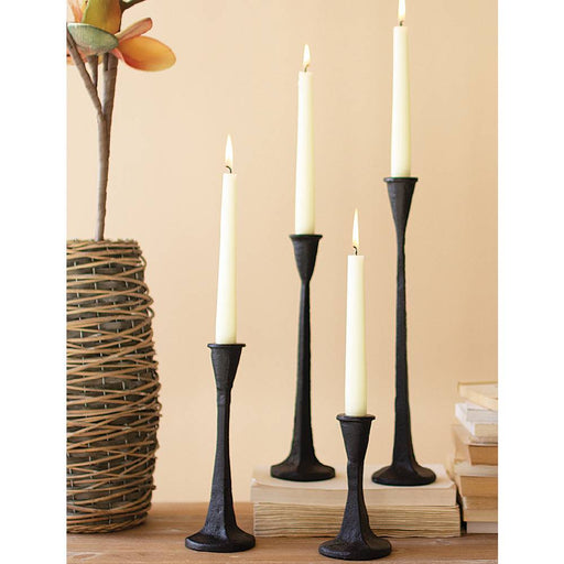 Kalalou Cast Iron Taper Candle Holder HOME & GIFTS - Home Decor - Decorative Accents Kalalou   