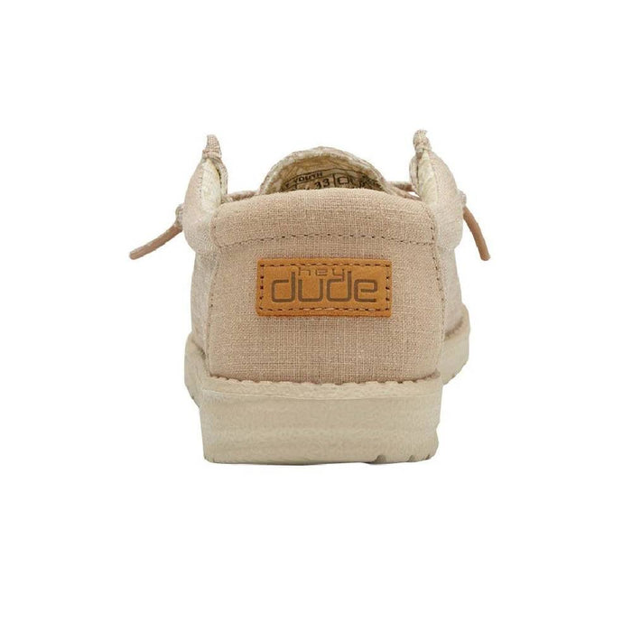 Hey Dude Youth Wally - Beige KIDS - Footwear - Casual Shoes Hey Dude   