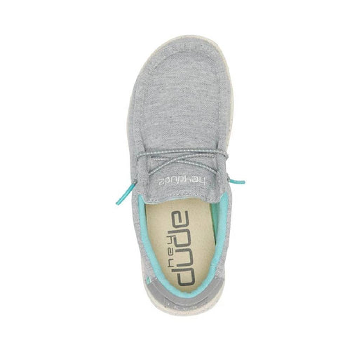 Hey Dude Youth Wally - Stretch Grey KIDS - Footwear - Casual Shoes Hey Dude
