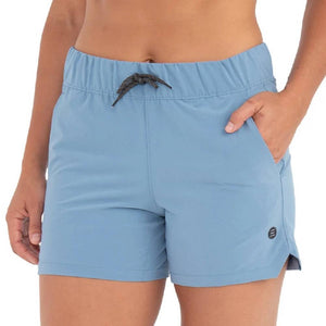 Free Fly Women's Swell Short - Blue Reef - FINAL SALE WOMEN - Clothing - Shorts Free Fly Apparel   