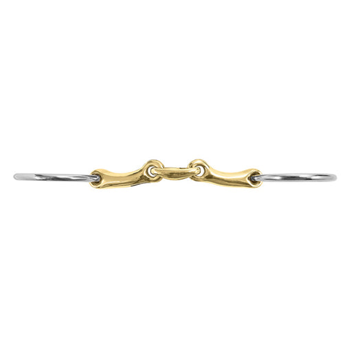 M. Toulouse Curved Mouth Loose Ring Snaffle with Lozenge English - Tack Intec Performance Gear   