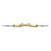 M. Toulouse Curved Mouth Loose Ring Snaffle with Lozenge English - Tack Intec Performance Gear   