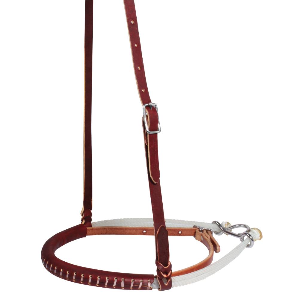 Professional's Choice Laced Double Rope Cavesson Tack - Nosebands & Tie Downs Professional's Choice   
