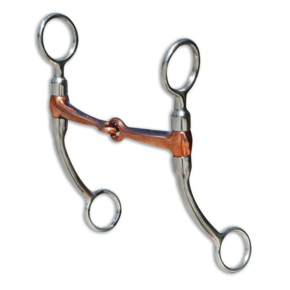 Bob Avila O-Ring Snaffle Bit with Textured Mouthpiece main image 1