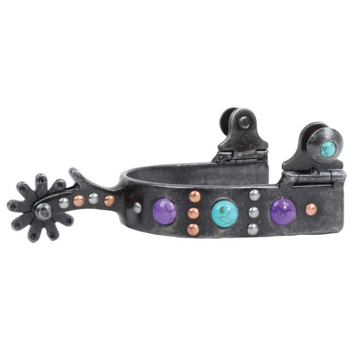 Professional's Choice Purple Dot Spurs- 3/4" Tack - Spurs Professional's Choice   