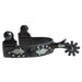 Professional's Choice 1" Black Feather Spur Tack - Spurs Professional's Choice   