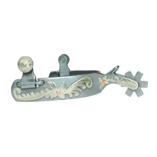 Professional's Choice Silver Spur 6 Point with Guard Tack - Spurs Professional's Choice   