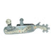 Professional's Choice Silver Spur 6 Point with Guard Tack - Spurs Professional's Choice   