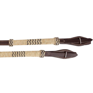 Cashel Rawhide Braided Split Reins Tack - Reins Cashel   