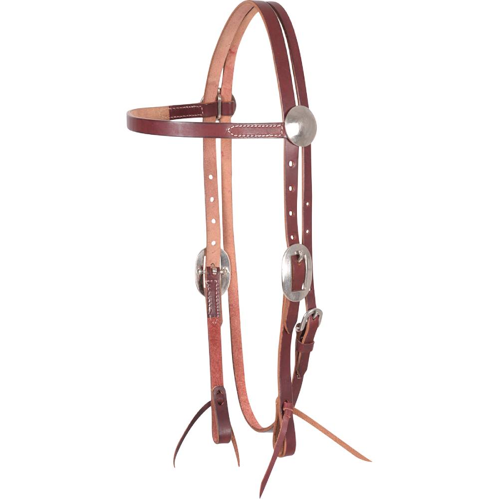 Cashel Chocolate Smoothout Brownband Headstall Tack - Headstalls Cashel   