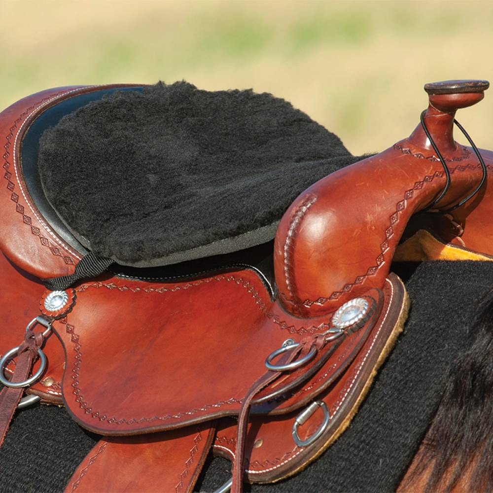 Cashel Western Long Fleece Saddles - Saddle Accessories Cashel Black  