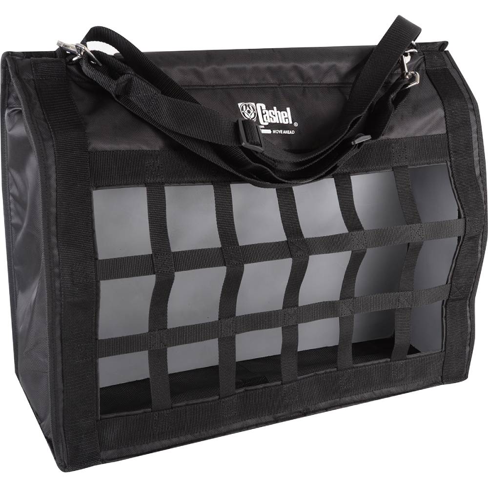 Cashel Slow Feed Top Load Hay Bag Barn - Hay Bags & Nets Cashel Black  