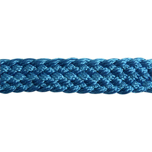 Cashel Flat Braid Halter with Lead Tack - Halters & Leads - Combo Cashel Blue  