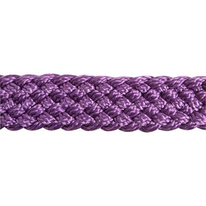 Cashel Flat Braid Halter with Lead Tack - Halters & Leads - Combo Cashel Purple  