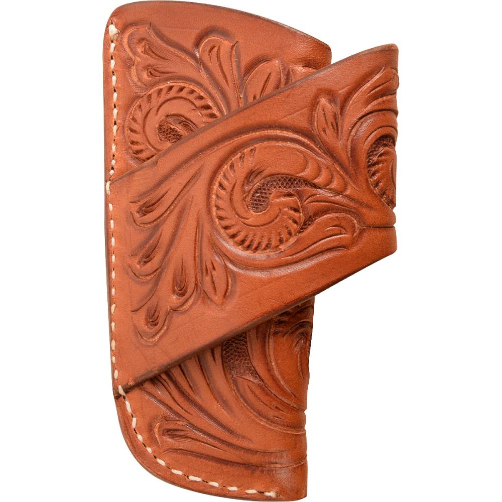 Martin Saddlery BP Knife Scabbards Knives - Knife Accessories Martin Saddlery Chestnut Skirting with Floral Tool  
