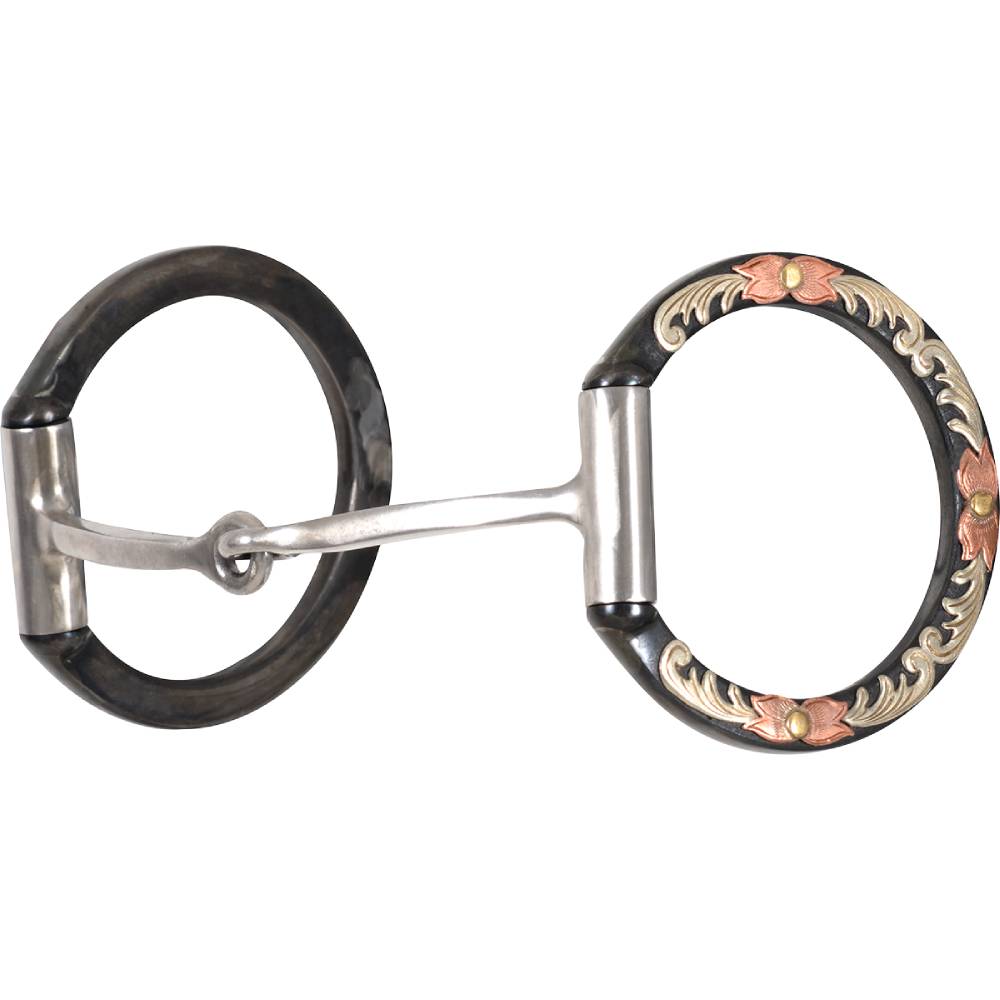 Classic Equine BitLogic Browned Iron Square Dee Ring Snaffle Tack - Bits, Spurs & Curbs - Bits Classic Equine   