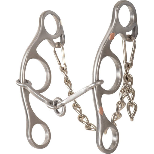Sherry Cervi Diamond Short Shank O-Ring Square Snaffle Gag Bit Tack - Bits Classic Equine   