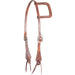 Martin Saddlery Weathered Antiqued Mini Basket Slip Ear Headstall Tack - Headstalls Martin Saddlery   