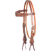 Martin Saddlery Weathered Antiqued Mini Basket Browband Headstall Tack - Headstalls Martin Saddlery   