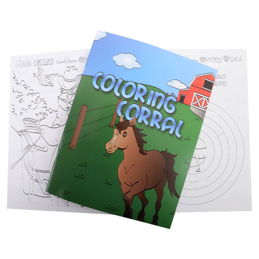Classic Equine Coloring Corral Color Book Farm & Ranch - Toys and DVDs - Media Classic Equine   