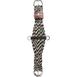 Classic Equine Colored 100% Mohair Cinch Tack - Cinches Classic Equine Black/Natural 28" 