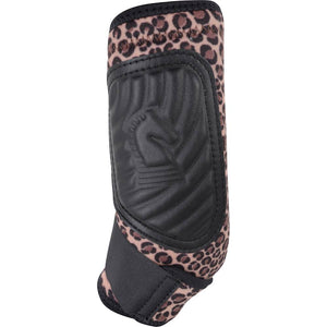 Classic Equine ClassicFit Boots - Front Tack - Leg Protection - Splint Boots Classic Equine Cheetah Large 