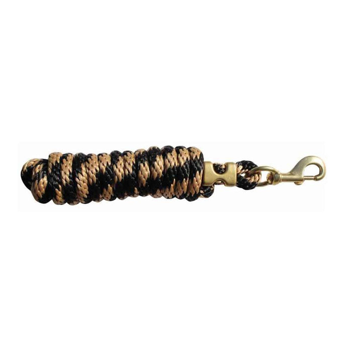 Professional's Choice Poly Lead Rope Tack - Halters & Leads Professional's Choice Black/Tan