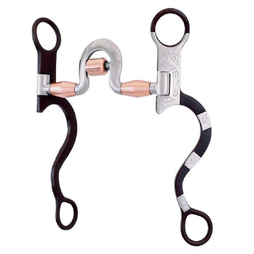 Metalab Broken Heart Striped Spoon Bit Tack - Bits Metalab   
