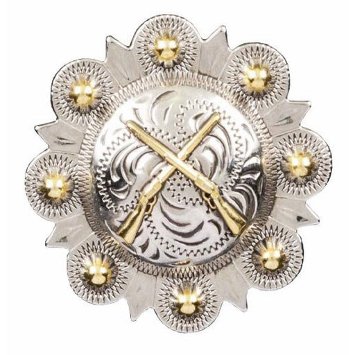 Gold Berry Guns Concho Tack - Conchos & Hardware MISC Chicago Screw  