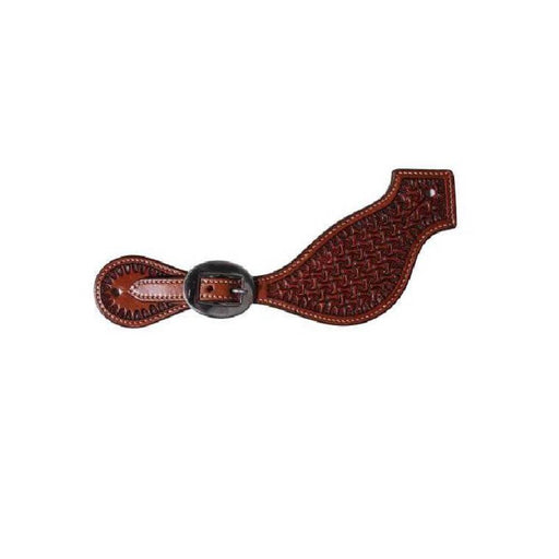 Professional's Choice Basket Weave Spur Straps Tack - Spur Straps Professional's Choice   