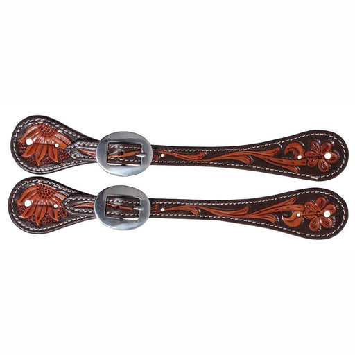 Professional's Choice Men's Floral Spur Straps Tack - Spur Straps Professional's Choice Default Title  