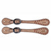 Professional's Choice Buckstitched Roughout Guthrie Spur Straps Tack - Spur Straps Professional's Choice   