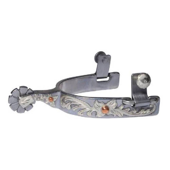 Professional's Choice Silver Spur 8pt Rowel Tack - Spurs Professional's Choice   