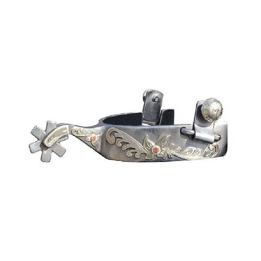 Professional's Choice Silver Spurs 6 Point Rowel Tack - Spurs Professional's Choice   