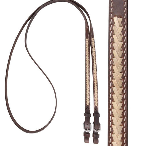 Cashel Rawhide Lace Roping Rein Tack - Reins Cashel   