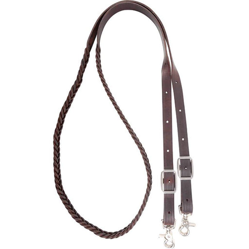Martin Saddlery Braided Latigo Roping Reins Tack - Reins Martin Saddlery 7/8"  