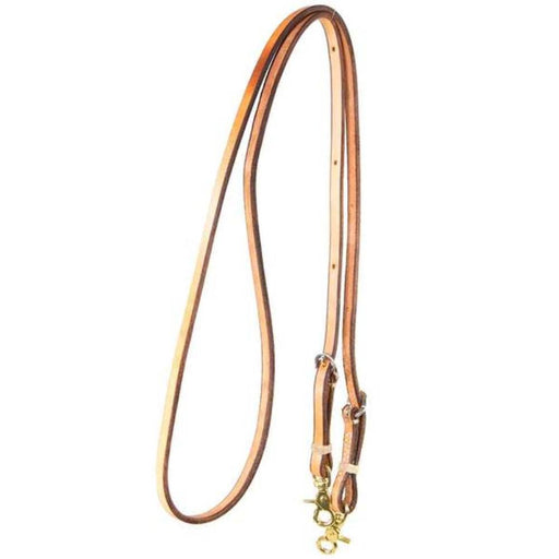 Teskey's Leather Reins with Adjustable Buckles Tack - Reins Teskey's 1/2" Light Oil 