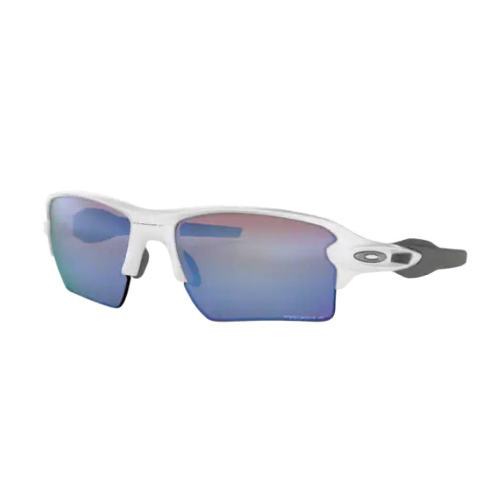 Oakley Flax 2.0 XL Polished White Polarized Sunglasses ACCESSORIES - Additional Accessories - Sunglasses Oakley   