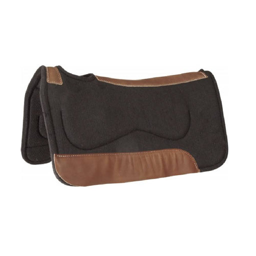 Mustang Poron XRD Contoured Pad 1" Tack - Saddle Pads Mustang Black  