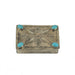 J. Alexander Stamped Repousse Box w/ Turquoise HOME & GIFTS - Home Decor - Decorative Accents J. Alexander Rustic Silver   