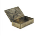 J. Alexander Stamped Repousse Box w/ Turquoise HOME & GIFTS - Home Decor - Decorative Accents J. Alexander Rustic Silver   