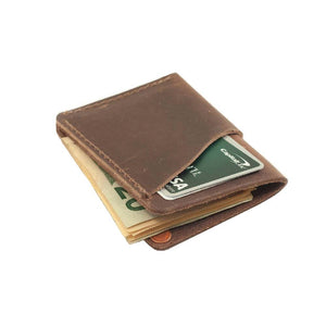 Rustico Wave Wallet - Multiple Colors - FINAL SALE MEN - Accessories - Wallets & Money Clips RUSTICO Dark Brown  