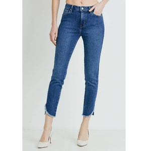 Just Black Denim Skinny Curved Hem Jean WOMEN - Clothing - Jeans Just   