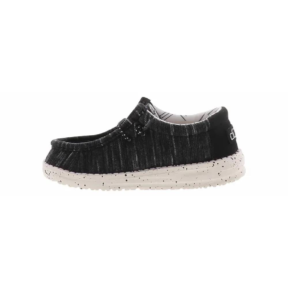 Hey Dude Wally Toddler - Stretch Black KIDS - Baby - Baby Footwear Hey Dude