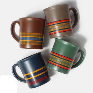 Pendleton Camp Stripe Matte Mugs - Set of 4 HOME & GIFTS - Tabletop + Kitchen - Drinkware + Glassware PENDLETON   