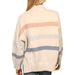 Stripe Mock Neck Sweater WOMEN - Clothing - Sweaters & Cardigans Lumiere   