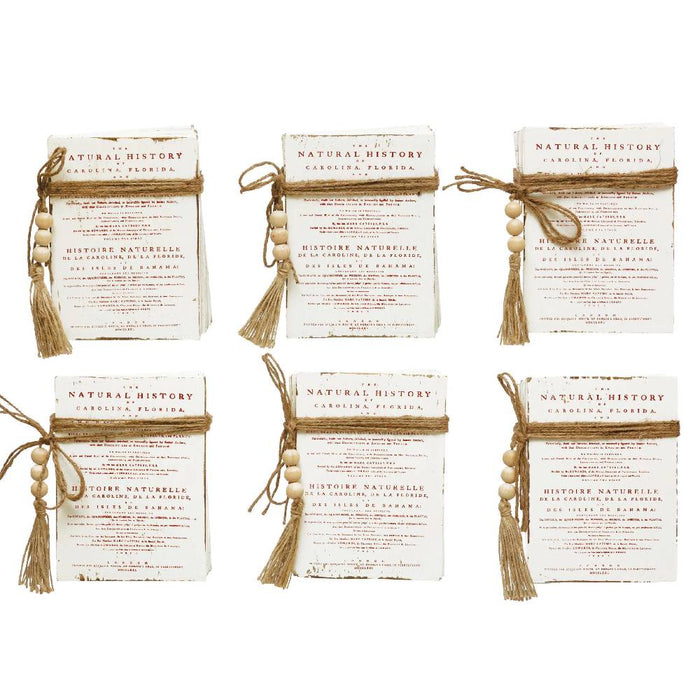 Faux Wood Block Books with Holiday Saying - FINAL SALE HOME & GIFTS - Home Decor - Seasonal Decor Creative Co-Op   