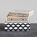 Resin Box with Lid and Pattern Inlay - FINAL SALE HOME & GIFTS - Home Decor - Decorative Accents Creative Co-Op   