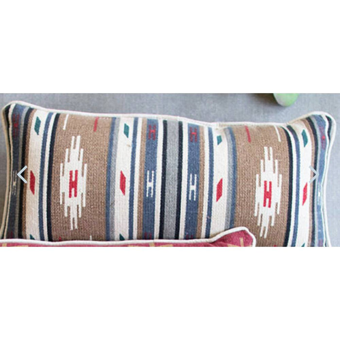 Southwest Lumbar Pillow Home & Gifts - Home Decor - Decorative Pillows Kalalou Beige Aztec  