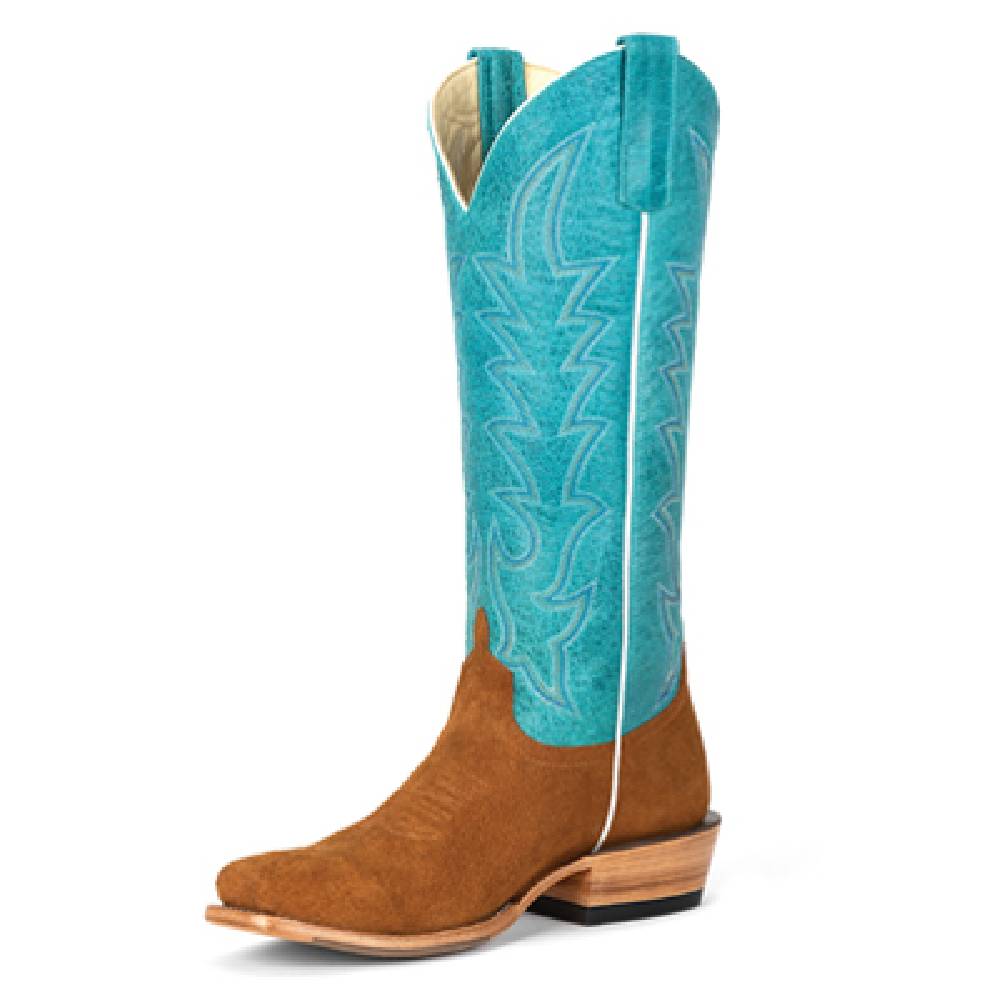Macie Bean Camel Suede Boot WOMEN - Footwear - Boots - Western Boots Macie Bean   